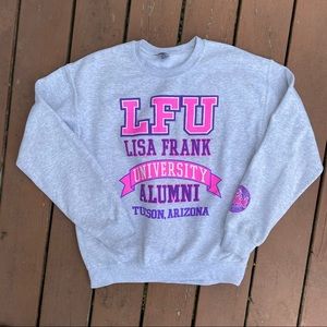 Lisa Frank University Puffy Print Sweatshirt - Unisex Medium